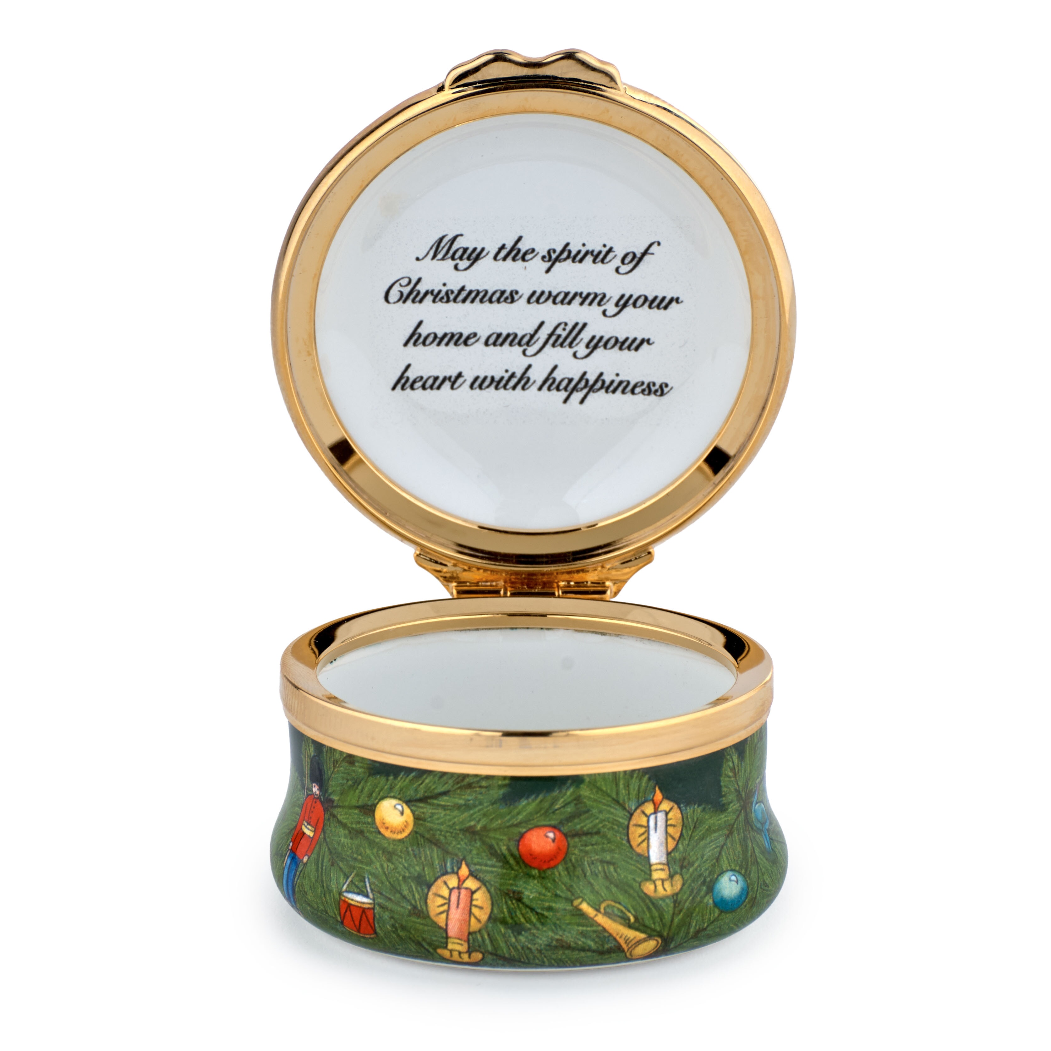 Halcyon Days 2025 Annual Christmas Enamel Box